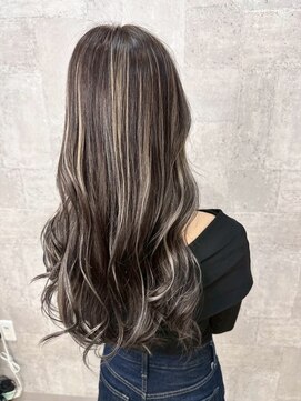 スキル 石岡(SKILL) ハイライト/グレージュ/コテ巻き