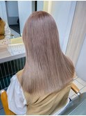 ミルクティーベージュミディアムヘア横浜　成田