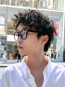 アンサー 渋谷(ANSWER) スパイキーショートスパイキーパーマルーズショート刈り上げ