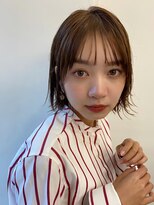 ベイルーム(BAYROOM by HONEY omotesando) 外ハネボブ/レイヤーカット/マロンベージュ/タッセルボブ