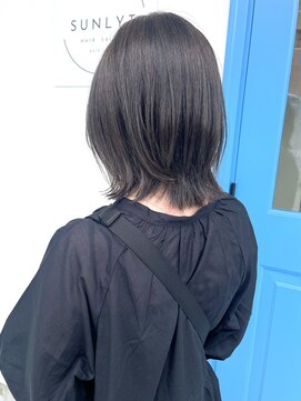 サンリット(SUNLYT) 大人かわいい/小顔/ふんわりくびれボブ/白髪ぼかしカラー/くびれ