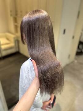 ベレーザ 渋谷(BELEZA) 15551暗髪ワンホンレイヤーラベンダーグレーパープルくびれヘア