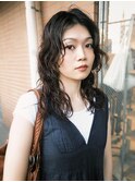 【macana指名】ニュアンスレイヤーパーマウルフ登戸