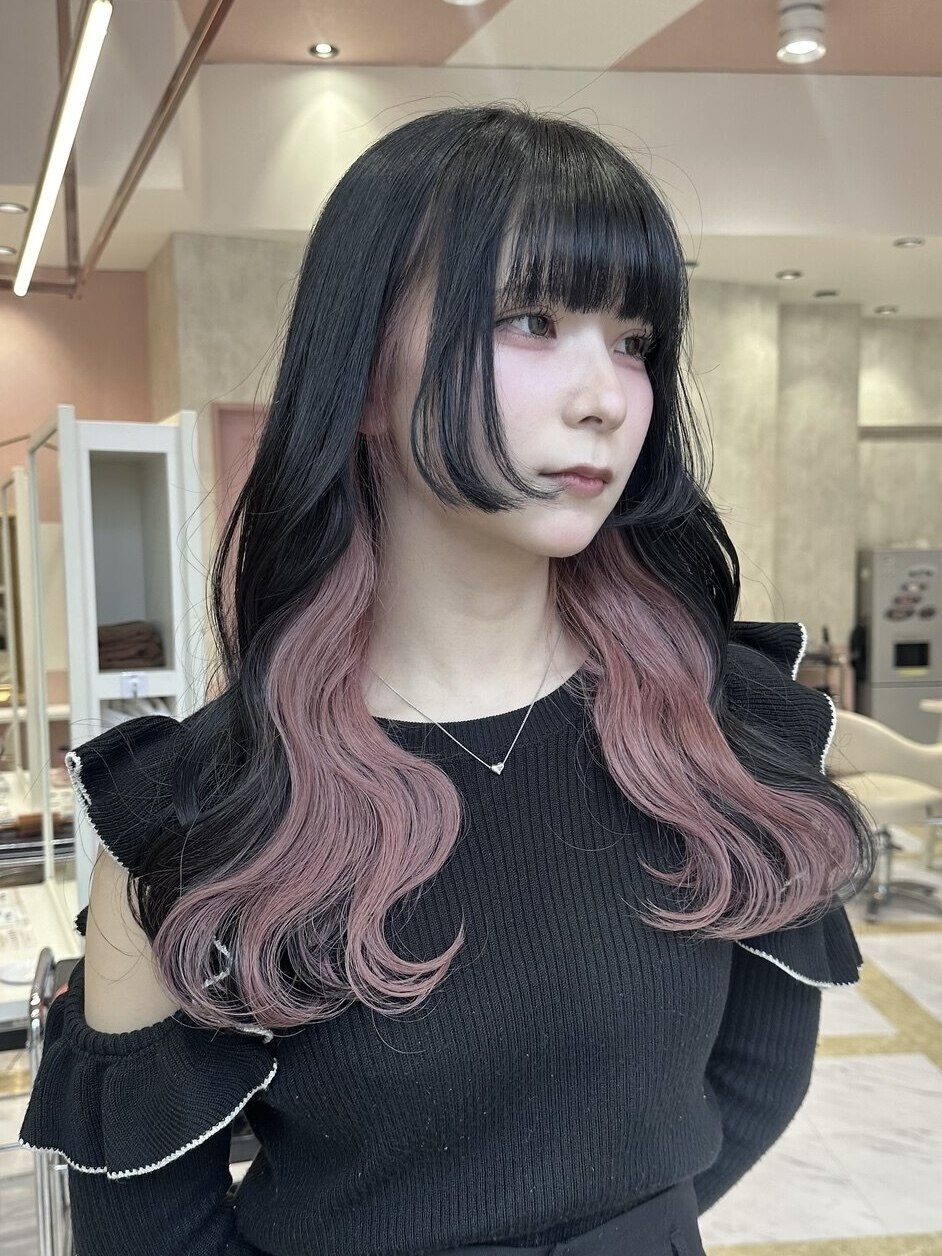 Ryosuke/ピンクインナーカラー/姫カット/ピンクカラー：L210377856