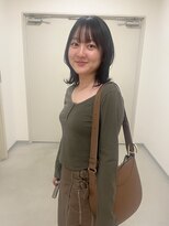 エレノア 四条烏丸店(Eleanor)&nbsp;【白石】艶透け感たっぷりダークオリーブカラー