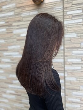 アールヌーベルヴァーグ(ar nouvelle vaugue) 顔周りレイヤー+ブラウン系つやカラー