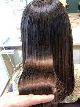 ファースト 仙台店(first)の写真/髪質改善トリートメントで髪の内側からしっかり補修！毛先まで潤うツヤ感を実感◇［仙台/髪質改善/men's］