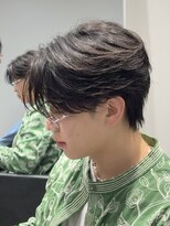 リロン 新宿(RIRON)&nbsp;【RIRON】センターパート×フェザーパーマ