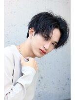 ルーシー 渋谷(LUCEY)&nbsp;センターパートフェザーパーマシャドウパーマメンズパーマ