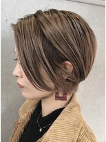 GBG 宇都宮 くびれショートボブ40代50代グレイカラー白髪染め白髪ぼかし