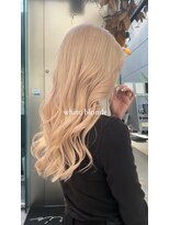 シェリ ヘアデザイン(CHERIE hair design)&nbsp;ロング×ホワイトブロンド［福岡/天神/大名/ホワイトブロンド］
