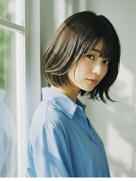 ハイレート ウニクス川越店(Hairate) 【Hairate本川越】毛先軽めのショートボブ