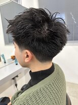 テンション(tension)&nbsp;メンズスパイキーショートテーパーフェード札幌大通バスセンター