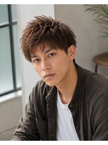 MEN's Baguz MEN'Sカット/ MEN'Sパーマ/ MEN'Sカラー 無造作束感ニュアンスパーマメンズショート20代30代