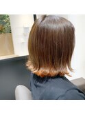 インナーカラー×オレンジ