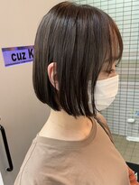 キューズ クラブ(cuz KLUB)&nbsp;【cuzKLUB】ダークグレージュ×ミニボブ【池袋】