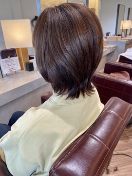 チュラブラン 泉田中店(CHURA BLANC) 自然なウルフカット