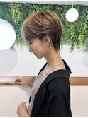 【渡辺】ショートグラデーションカラーペールベージュ