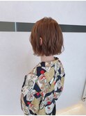 francesca.bob×ベージュ