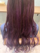 ヘアー サロン フルール(hair salon Fleur) アクセントパープル