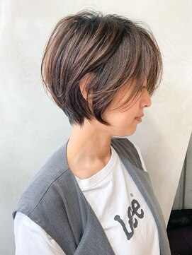 ミィ 表参道(mee.) 【mee.】ハセガワヒトシ　大人美人ショート　ハイライト