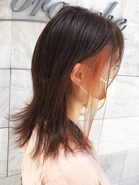 ブランシェ(branche) 【1ミリにこだわるカット×髪質改善】/インナーオレンジ