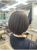 落ち着いた白髪ぼかし