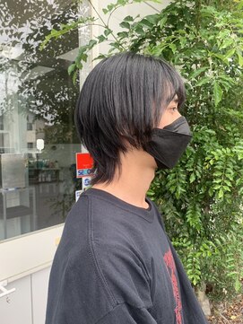 ラボヌールヘアー 宇都宮店(La Bonheur hair) メンズウルフ♪【宇都宮駅/レイヤーカット】