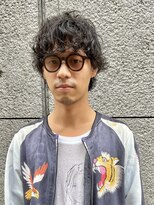 アンフィニー 銀座(ANFINI)&nbsp;【銀座】ワイルドメンズヘア重ためマッシュスパイラルパーマ