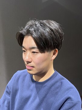 ビーダンディー(Bee dandy) ビジネスツーブロックショート ナチュラルセンターパート