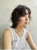 ウルフパーマ/パーマ/ウルフ/ゆるめパーマ/ウルフカット