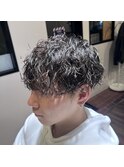 波巻きスパイラルパーマメンズマッシュパーマツイストパーマ