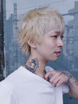 ボコカ(bococa) 【macana指名】ブリーチのみ　抜きっぱなし　スパイキーショート