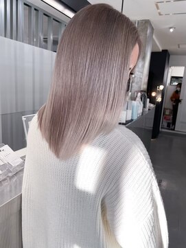 キング(K!ng) ハイライトカラーミルクティーベージュケアブリーチダブルカラー