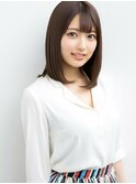 小顔ボブミディアムオリーブ20代30代40代くびれミディ韓国ヘア