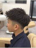ジェットモヒカン フェード風スタイル