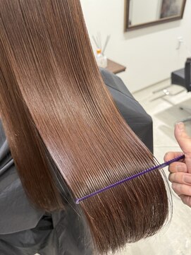 フゥ 銀座(fuu。。。) 暖色ベージュ×髪質改善トリートメント