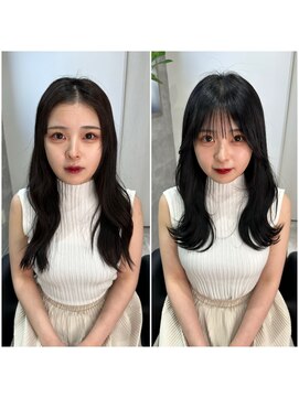 エトワ 新宿(ETOWA) 10代20代30代小顔似合わせカットメルティカラーフェミニンロング