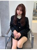 高彩度ブラウン3Dレイヤー_メルティカラー似合わせカット