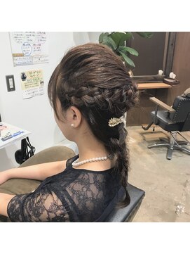 リップス ヘアー(Lips hair) お呼ばれヘアセットスタイル♪