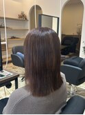 切りっぱなしスタイル