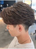 奈良フェザーパーマフェザーショート毛流れパーマ