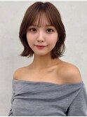 レイヤー/ネビージュ/韓国ヘア/イメチェン/縮毛矯正/中野/
