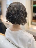 本八幡×アディクシーカラー×パーマボブ