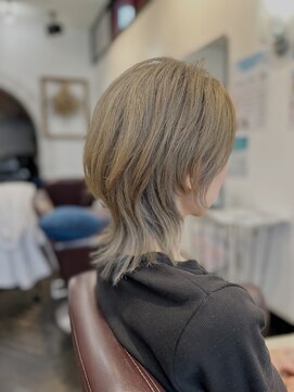 ラカットゾーン(la kutt zone) グレージュ　ダブルカラー