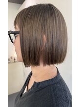 ケアブリーチを使ったダブルカラー/ダメージレスになりたかった透明感ベージュにイメージチェンジ◇