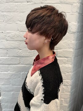 ヘアーアイスカルテット(HAIR ICI QUARTET) ◎20代30代メンズライクショート×冬カラーで小顔ハンサム