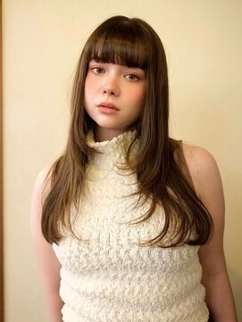 ランプ 代官山(the lamp) ナチュラルロングレイヤー透明感ショコラブラウンベージュ