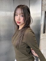 天神美容室 ハッシュカット×小顔レイヤー×韓国巻き×髪質改善