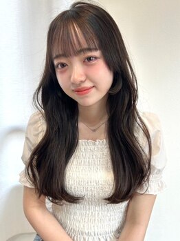アンニュ(annuy)の写真/トレンド×似合わせ力でなりたいスタイルをご提案*前髪/顔周りで叶える小顔見せが得意な鹿児島中央の美容院